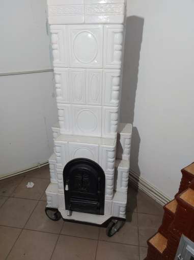 Soba semineu 6 randuri plus garnitura ,culoare alb