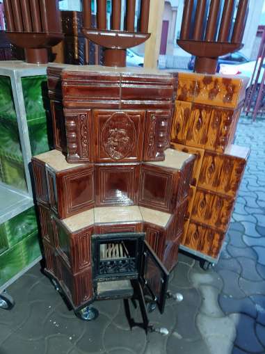 Soba colt ( steluta ) 4 randuri plus garnitura ,culoare maro 