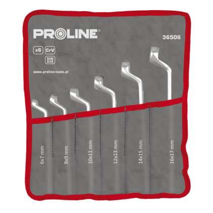 Set Chei Inelare Cotite Cr-va Forjate 6-22mm - 8p.
