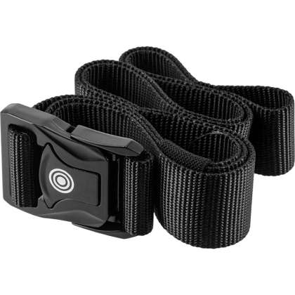 Curea Poliester Cu Catarama Metal Rapida 130cm / Negru