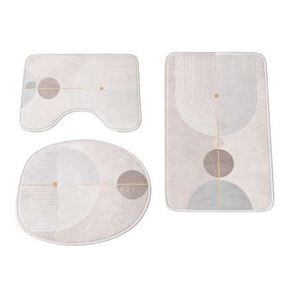 Covorase Baie Flanel - 40x60/40x50/40x45cm / Cercuri