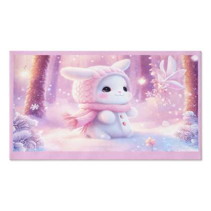 Covoras Masa Absorbant - 70x140cm / Iepuras-iarna