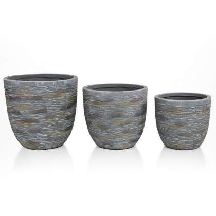 Set Ghivece Exterior - Rosa, 3p.