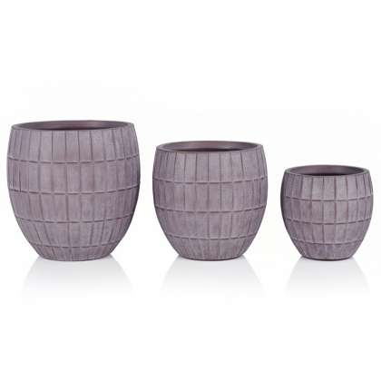 Set Ghivece Exterior - Elara, 3p.