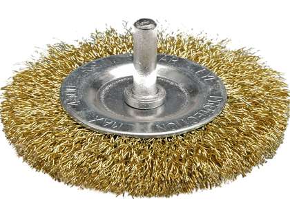 Perie CircularĂ Din SÂrmĂ Cu TijĂ 100mm