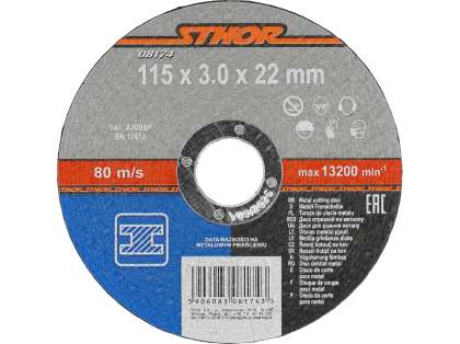 Disc Debitat Metale 115x3x22.2mm, Sthor