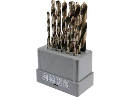 Set Burghie Pentru Metal 19 Buc, 1-10mm