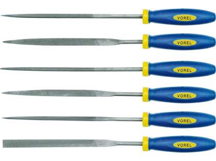 Set 6 Pile Pentru Metal 160mm