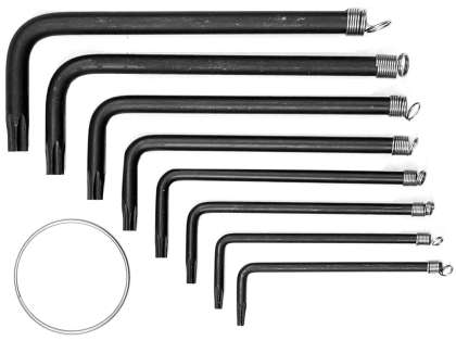 Set 8 Chei Torx, T10-t40