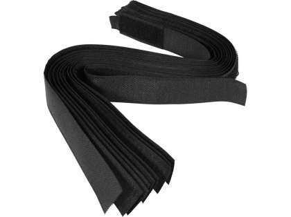 BandĂ Velcro 450mm, 10 Buc, Negru