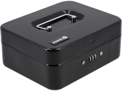 CasetĂ Bani MetalicĂ 200x160x90mm Negru