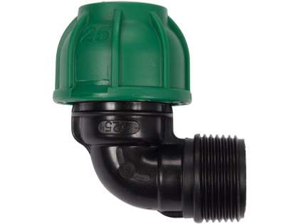 Cot Compresiune 90°, Filet Exterior 25mm X 1''