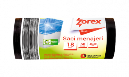 Zorex Basic Saci menaj negri 18L 50/rola