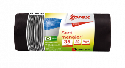 Zorex Basic Saci menaj negri 35L 50/rola