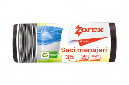 Zorex Basic Saci menaj negri 35L 50/rola