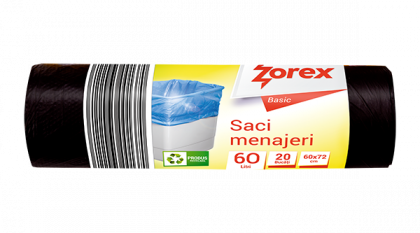 Zorex Basic Saci menaj negri 60L 20/rola