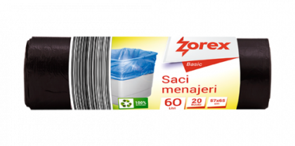 Zorex Basic Saci menaj negri 60L 20/rola