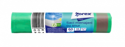 Zorex Clasic Saci menaj verzi SNUR 60L -10 rola