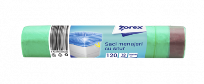 Zorex Clasic Saci menaj verzi SNUR 120L -10 rola