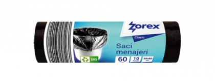 Zorex Clasic Saci menaj negri 60L 10/rola