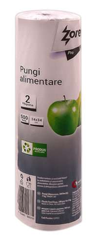 Zorex Pro  Pungi alimentare 2Kg 500/rola