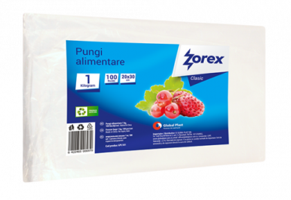 Zorex Clasic Pungi pt. congelator 1Kg 100/set