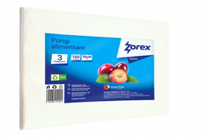 Zorex Clasic Pungi pt. congelator 3Kg 100/set