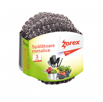 Zorex Basic Spalatoare metalice 3/set