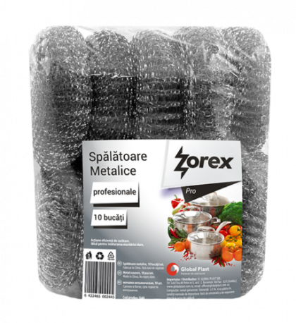Zorex Pro Spalatoare metalice profesionale 10 /set