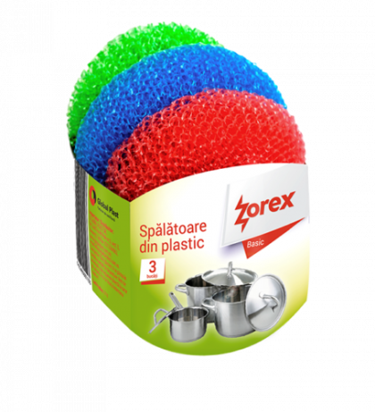 Zorex Basic Spalatoare plastic 3/set