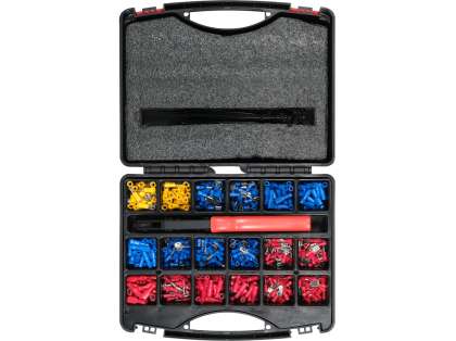 Set Conectori Electrici Și CleȘte De Sertizat, 551 Piese