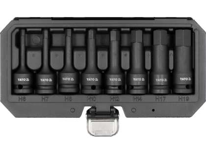 Set 8 Chei Tubulare De Impact, Hexagonale, 1/2''