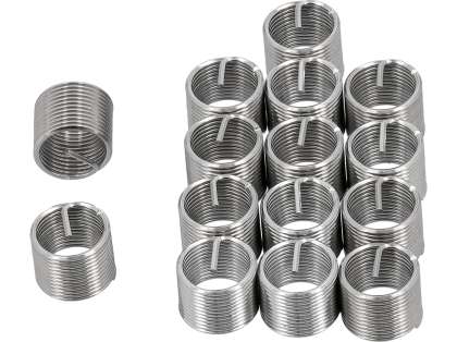 InserȚie SpiralatĂ Pentru Reparat Filete M10x1.0x15mm, 15 Buc