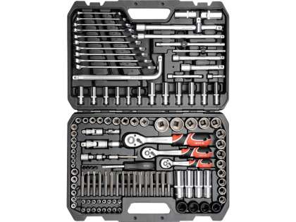 TrusĂ Tubulare Și Antrenor 1/2'', 1/4'', 3/8'', 128 Piese