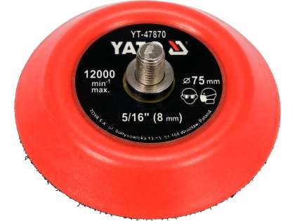 Disc De Lustruit Cu Velcro 75mm Th 5/16