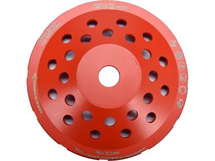 Disc CupĂ Diamantat, 180mm, M14