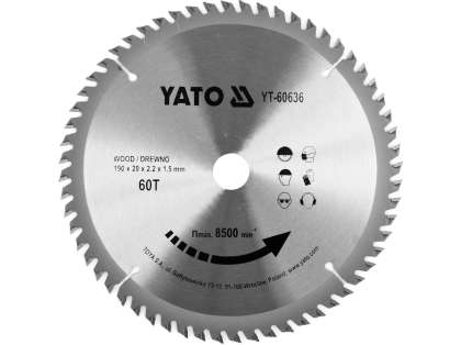 Disc Circular Pentru Lemn 190x60tx20mm