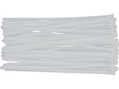 Colier Plastic Reutilizabil 7,6x300mm 50 Buc, Alb