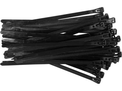 Colier Plastic Reutilizabil 7,6x200mm 50 Buc, Negru