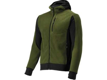 Jacheta Fleece Cu Gluga Sarna Verde 3xl