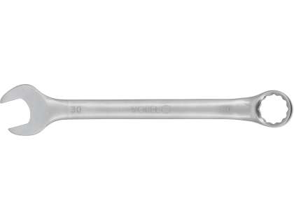 Cheie Combinată Satinată, Cr-V, 30Mm