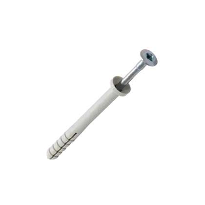 Set 200 dibluri cu surub , montaj prin percutie ,fixare eficienta in beton ,caramida,bca  ,SM 6x40 mm 