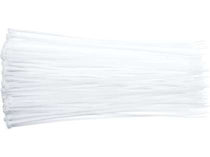 Coliere Din Plastic 500X8Mm, 50 Buc, Alb