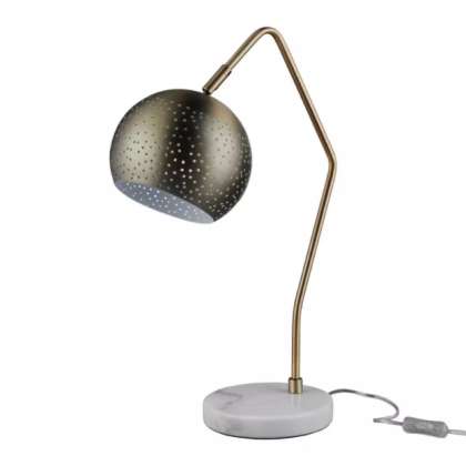 Lampa Birou Cu Soclu E27 - Auriu
