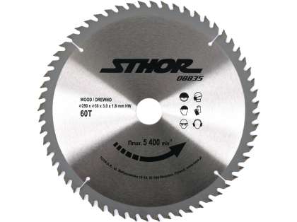 Disc Circular Pentru Lemn 250X30X3.0Mm T60