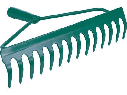 Greblă Metal 14 Dinți, Fără Coadă