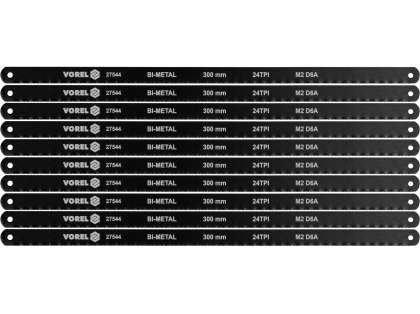Set Pănze Fierăstrăr Bi-Metal, 24Tpi, Cobalt 8% 300X12.6X0.65Mm, 10 Buc