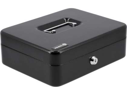 Casetă Bani Metalică 250X200X90Mm Negru