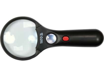 Lupă Cu Două Lentile 3.5X/45X, Cu Iluminare Led
