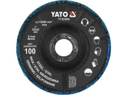 Disc Pt Șlefuit P100 125Mm
